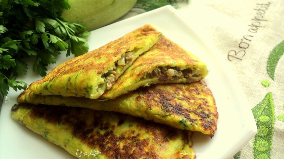 «Чебуреки» из кабачка