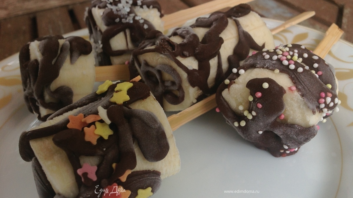 Эскимо-банан (быстрый летний десерт за 5 минут)