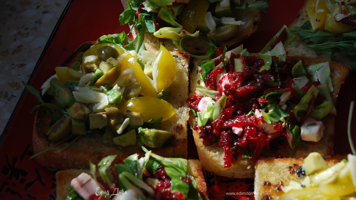 Брускетта "ассорти" 