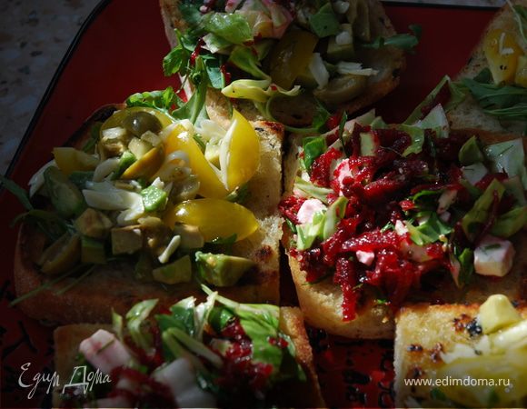 Брускетта "ассорти" Брускетта "ассорти"