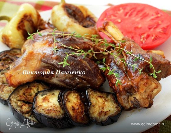 Бараньи рульки с розовым перцем и овощами для VITOCHKA