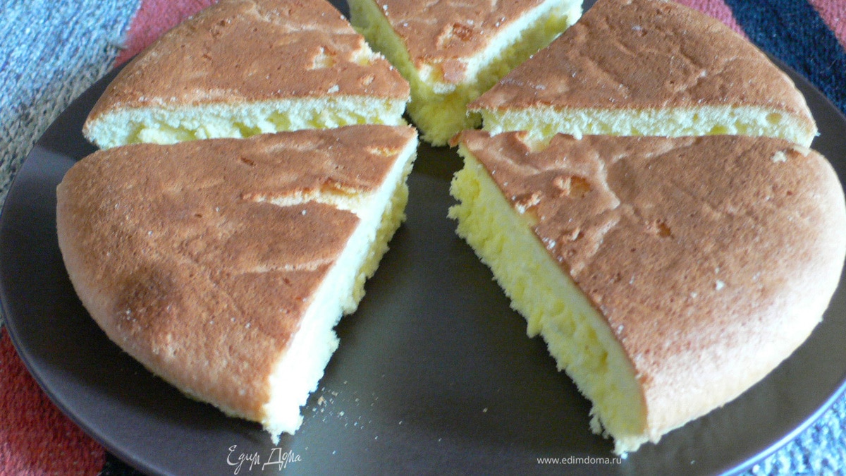 Необыкновенно нежный бисквит на крахмале