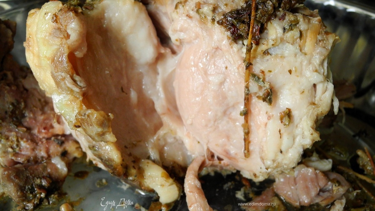 Мясо в сене