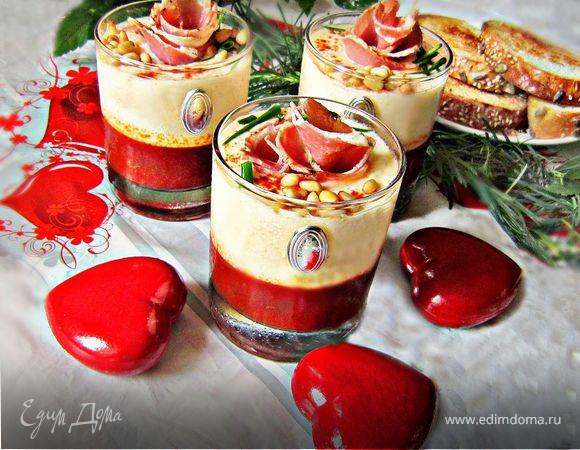 Мужской вариант тирамису из пармезана