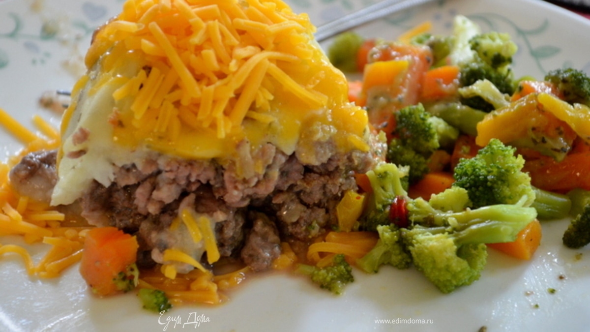 Мясной хлеб под шубой