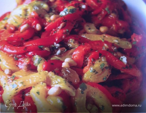 Салат из запеченных перцев Салат из запеченных перцев