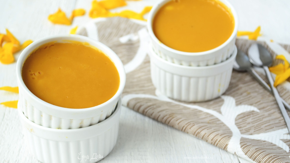 Крем-карамель с ирисками