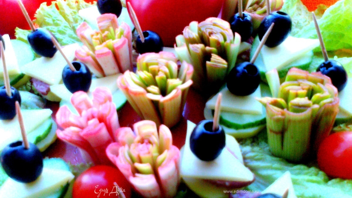 "Цветы" из лука