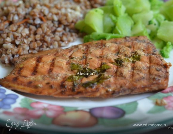 Семга маринованная