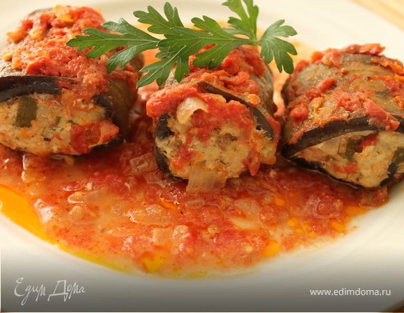 Рулетики из баклажанов (рыбные) Рулетики из баклажанов (рыбные)