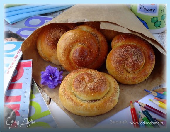 Плюшки с коричным сахаром