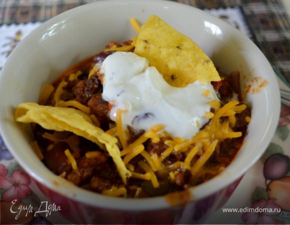 Чили с говядиной и индюшатиной