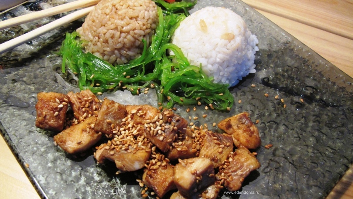 Лосось с рисом "Гохан" ("Неделя японской кухни")