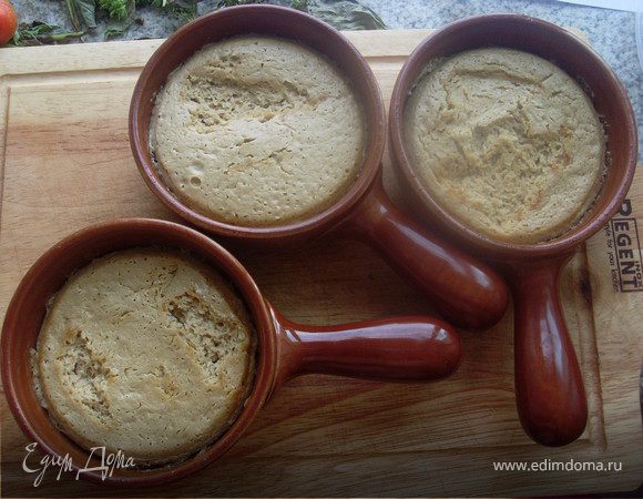 Запеченный мусс из белых грибов со сметаной Запеченный мусс из белых грибов со сметаной