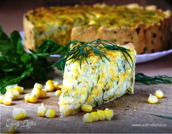 Пирог с рисом и кукурузой Пирог с рисом и кукурузой