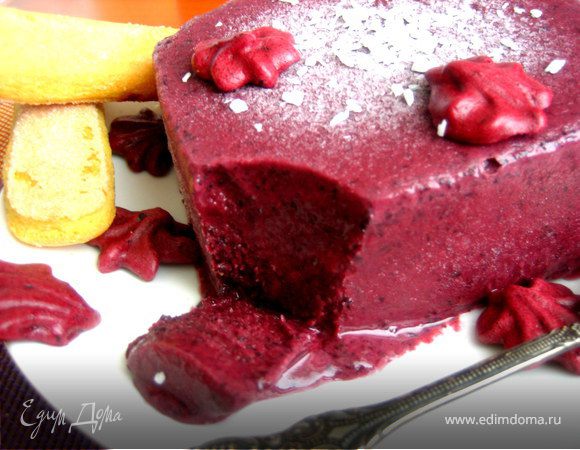 Черничное мороженое