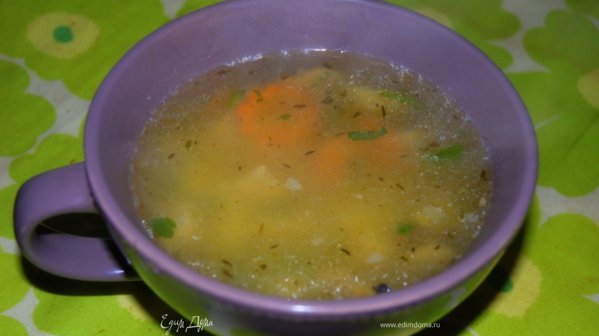 Супчик с грибами "случайный"