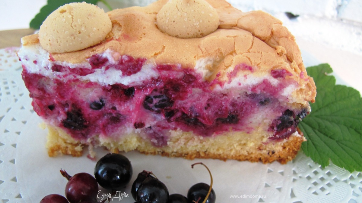 Торт-запеканка "Летние ягоды" ("Юлия, с днем рождения!")