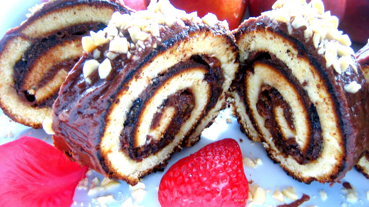 Рулет с "изюминкой" ("Юлия, с Днем рождения!")