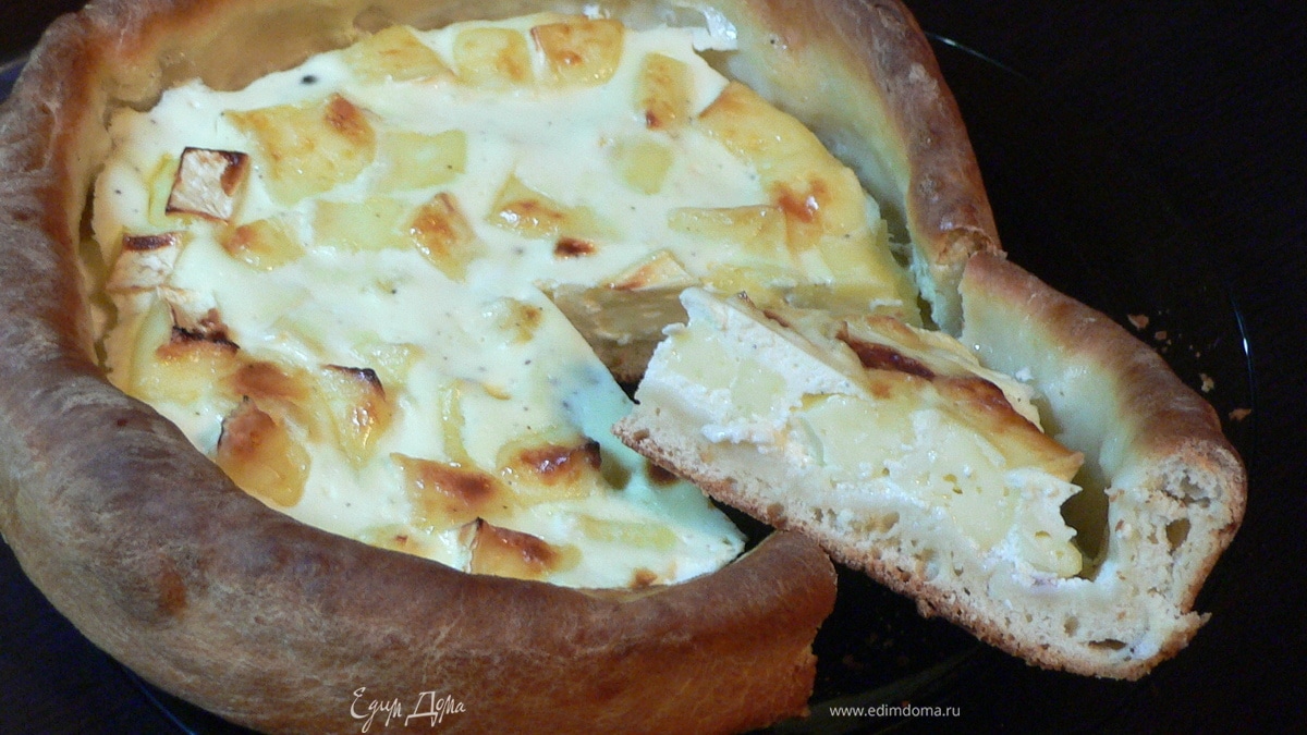 Фламиш с сыром марой