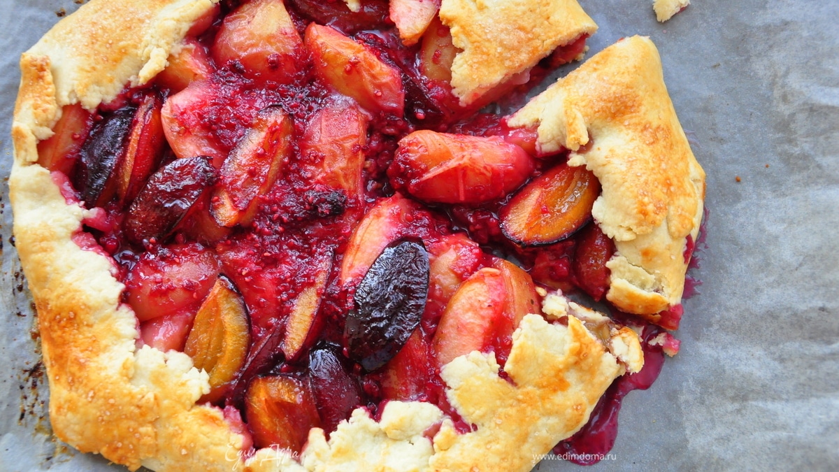 Персиково-сливовая галета