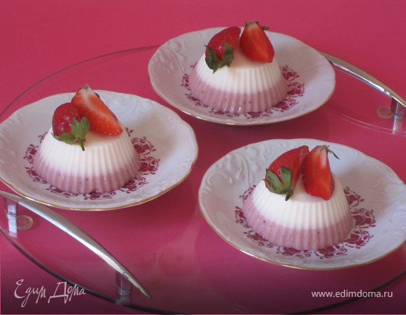Десерт "Клубника со сливками"