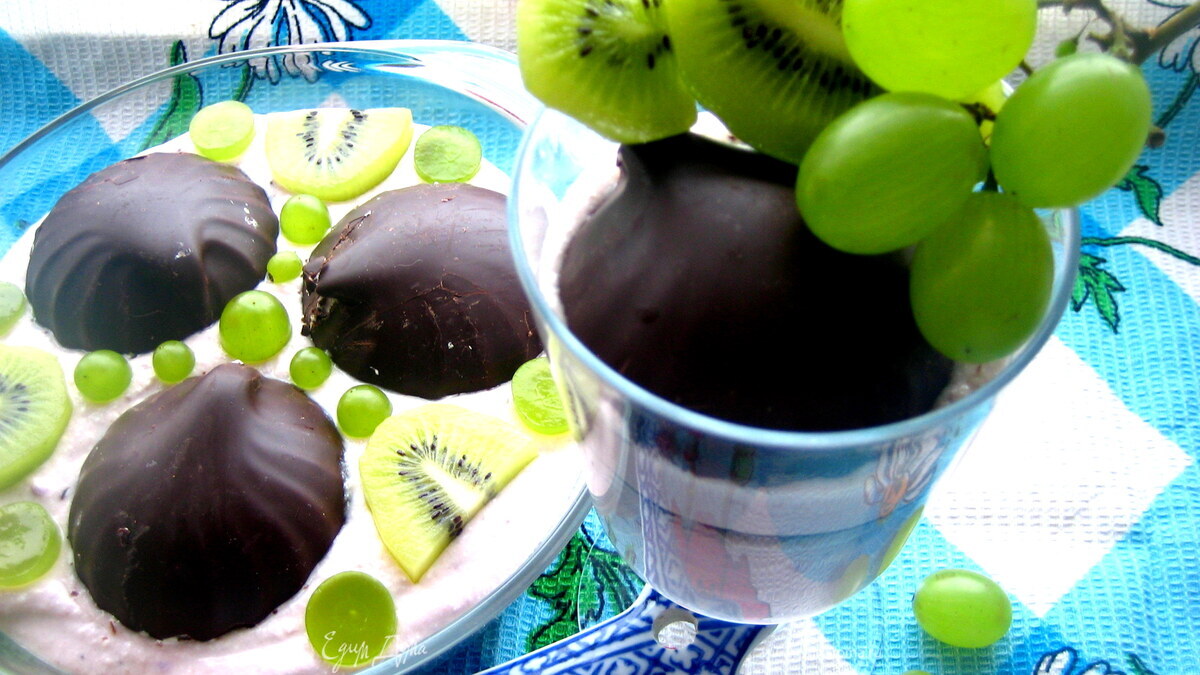 Творожно-фруктовый десерт "Прощай, лето!"