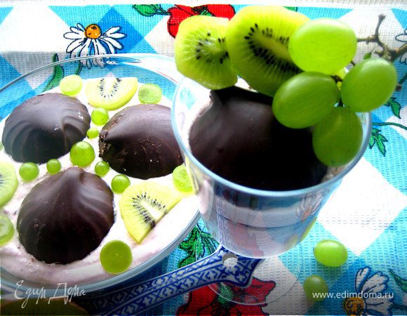 Творожно-фруктовый десерт "Прощай, лето!" Творожно-фруктовый десерт "Прощай, лето!"