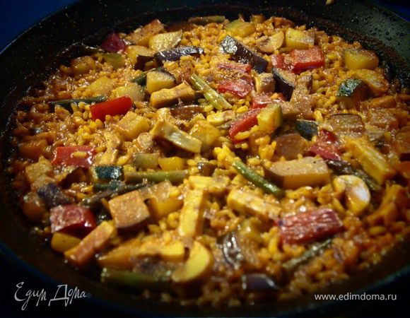 Паэлья ди вердура, или Овощная вариация на испанскую тему Паэлья ди вердура, или Овощная вариация на испанскую тему