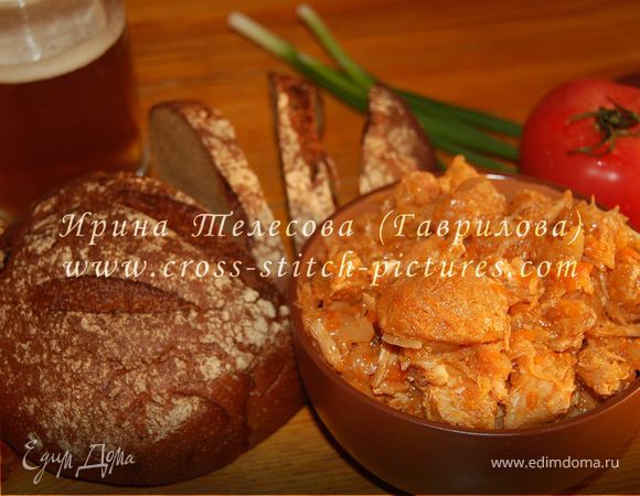 Свинина, тушенная с капустой Свинина, тушенная с капустой