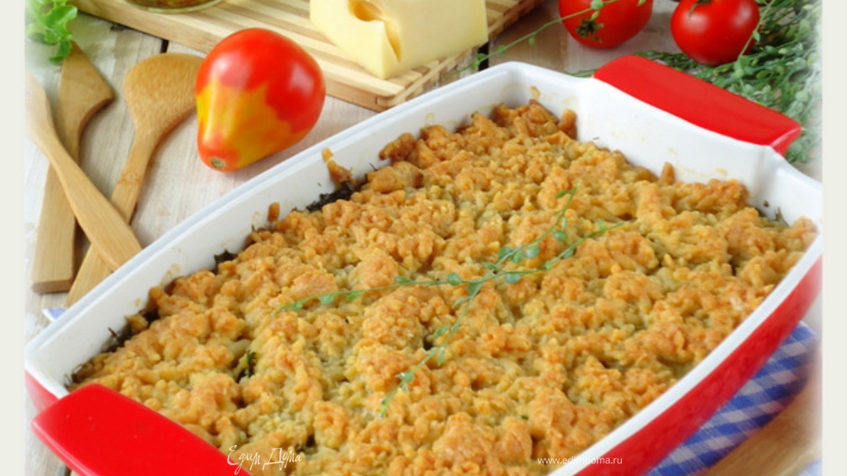 Кабачковый крамбл