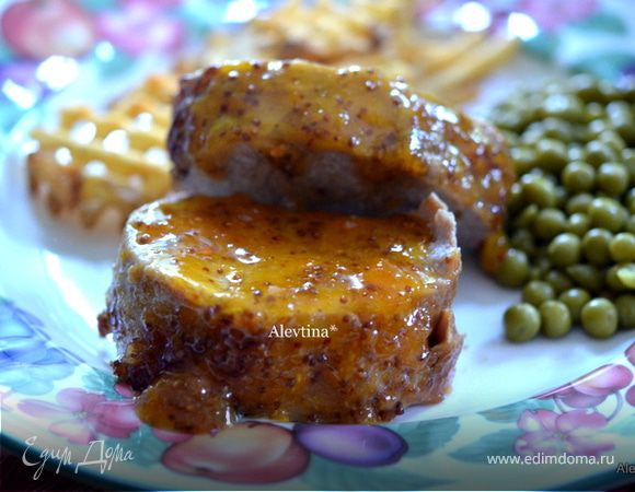 Свиное филе в абрикосовом соусе Свиное филе в абрикосовом соусе