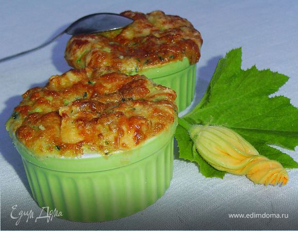 Запеканка кабачково-творожная с курятиной Запеканка кабачково-творожная с курятиной