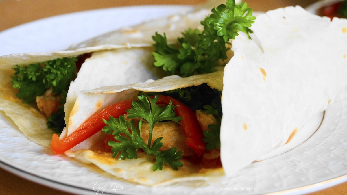 Буррито по-японски (Очень вкусно и остро)