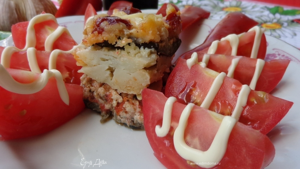 Запеканка с овощами и мясом "ПОПУРРИ"