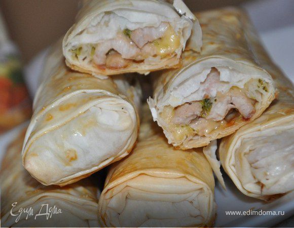 Трубочки фило ("школьная ссобойка") Трубочки фило ("школьная ссобойка")