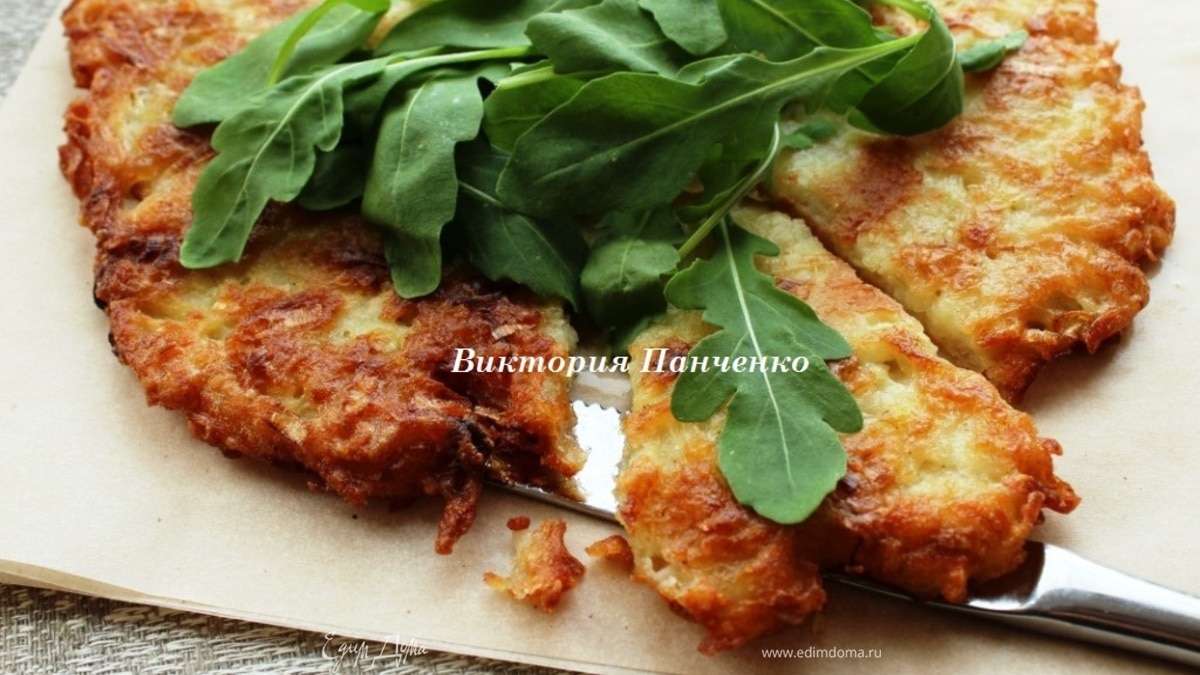 Картофельная галета с пореем