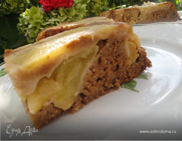Пряный овсяный пирог с яблоками Пряный овсяный пирог с яблоками