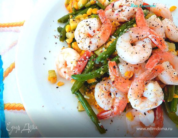 Суккоташ с Креветками Суккоташ с Креветками