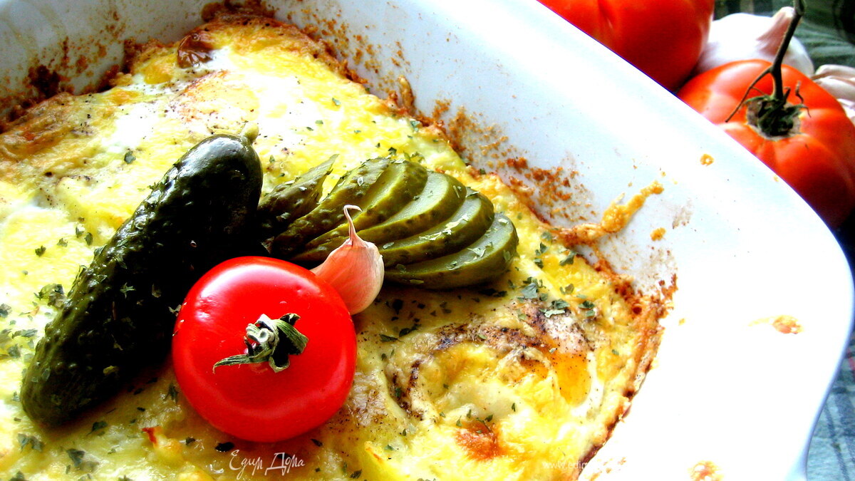 Картофельная запеканка под сыром