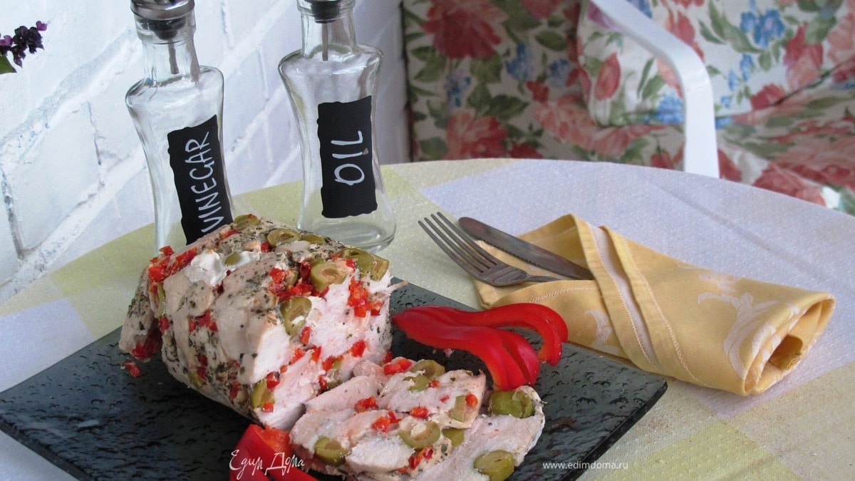 Куриный рулет "Нарядный"