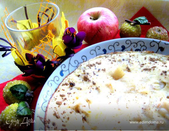 Сладкий яблочный омлет Сладкий яблочный омлет