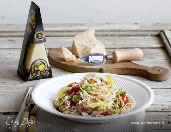 Рагу из кролика с пастой и сыром Рагу из кролика с пастой и сыром