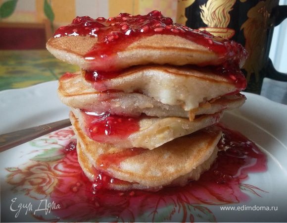 Овсяные оладушки с яблоком и корицей Овсяные оладушки с яблоком и корицей