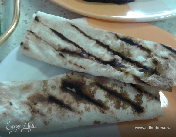 Лаваш на гриле