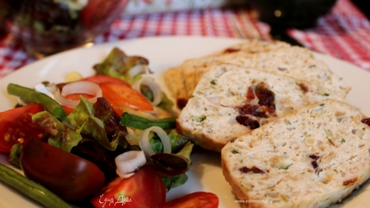 Митлоф из курицы с клюквой