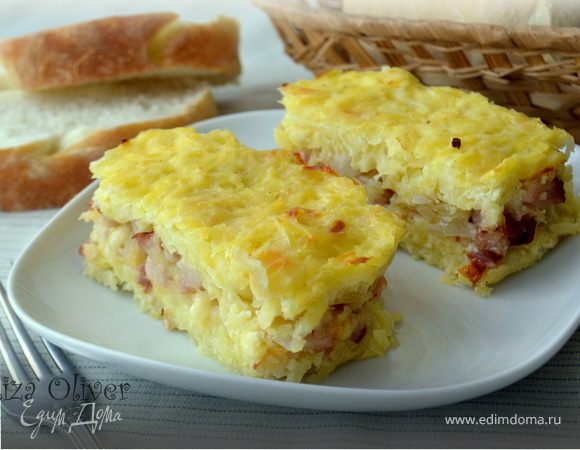 Картофельный террин с грудинкой