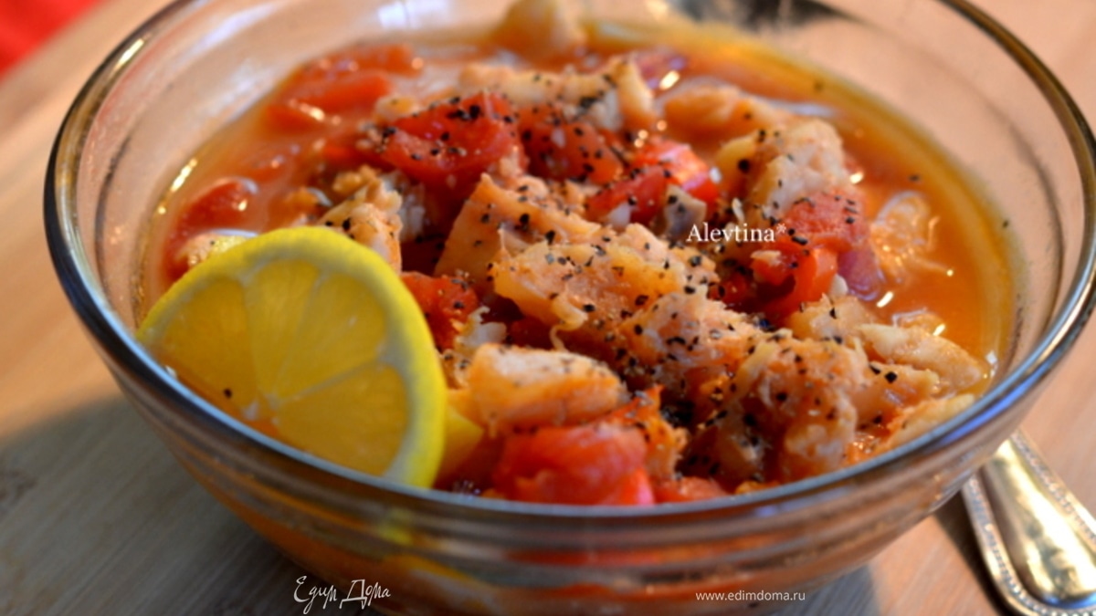 Пряная тушеная рыба