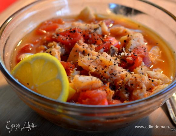 Пряная тушеная рыба Пряная тушеная рыба