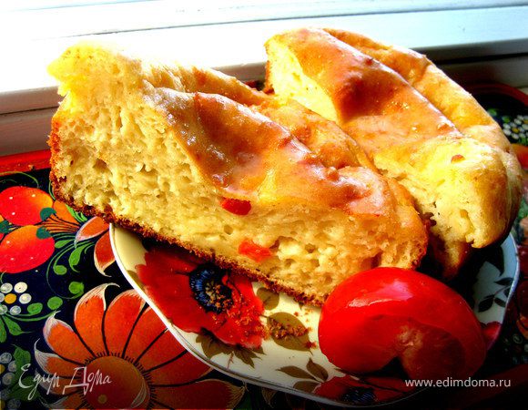 "Ленивая банница" (пирог с брынзой) "Ленивая банница" (пирог с брынзой)